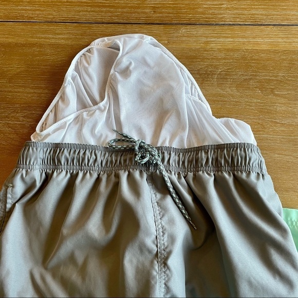 George Men's Mint Green / Blue and Gray Swim Trunks With Back Pocket Size XL - Picture 8 of 12